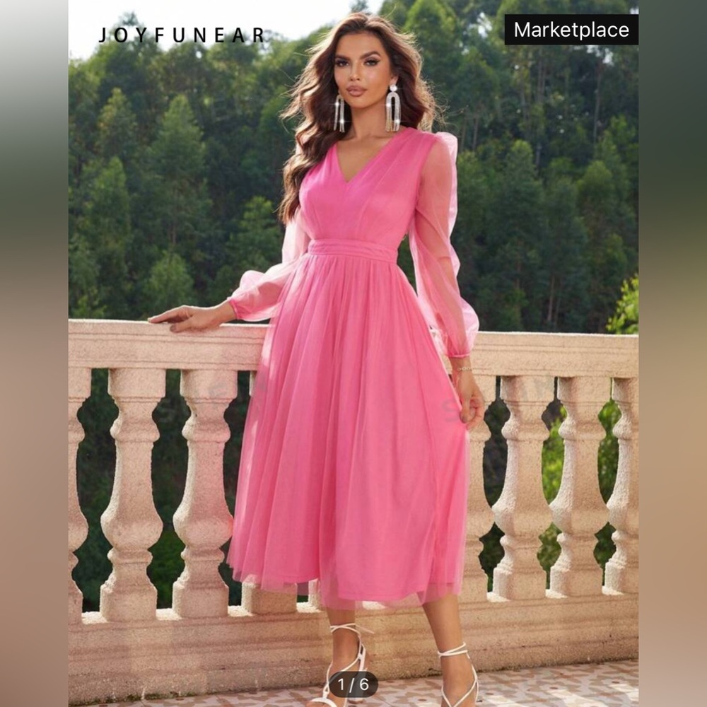 Hot Pink SHEIN Dress •|Open to Trade|•